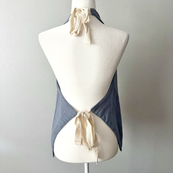 Free‎ People Take Me To Paris Low-Back Vest & Pants Set women’s size large - Picture 9 of 12